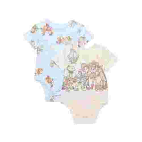 Disney Pixar Toy Story Baby Gender Neutral Bodysuits, 2-Pack, Sizes 0/3 Months-24 Months