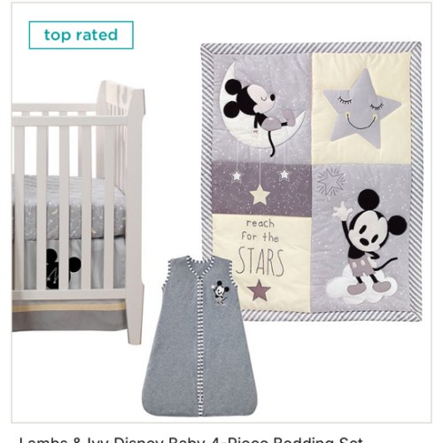 Lambs & Ivy Disney Baby 4-Piece Bedding Set