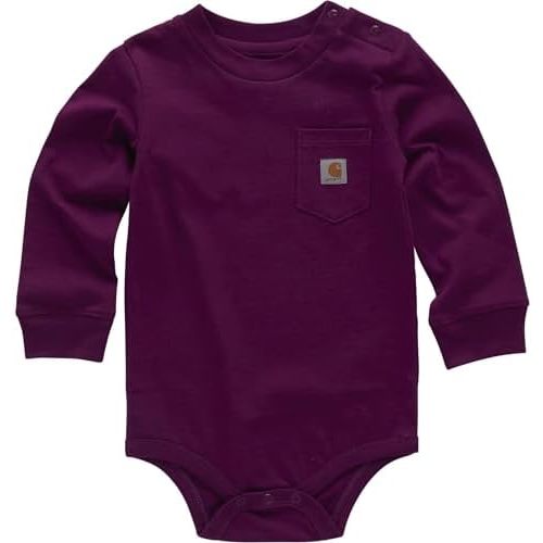 Carhartt Kid's CA5002 Long-Sleeve Pocket Bodysuit