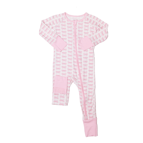 Bow - Sleep Romper zip