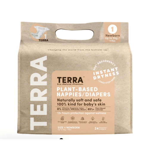 Newborn Diapers, Non-Toxic Diapers | Plant-Based Diapers – Terra Eco Baby Products