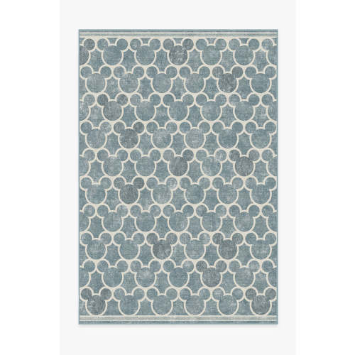 Mickey Trellis Slate Tufted Rug 5x7 | Ruggable