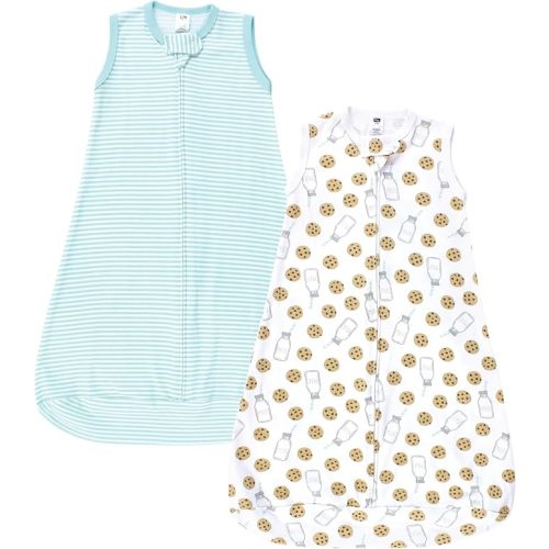 Hudson Baby Unisex Baby Cotton Long-Sleeve Wearable Sleeping Bag, Sack, Blanket