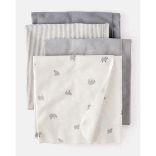 Baby 4-Pack Sheep Blanket - White | Carter's