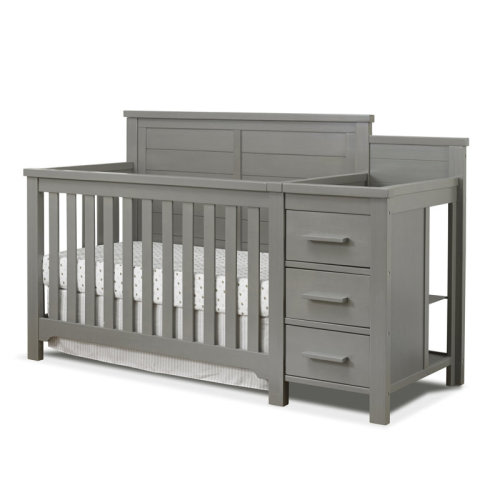 Sorelle Farmhouse 4-in-1 Convertible Crib and Changer & Reviews | Wayfair