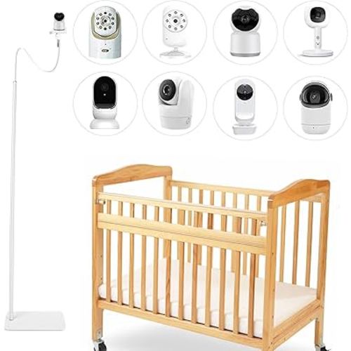 Baby Monitor Floor Stand Holder for Infant Optics DXR-8 Pro, Nanit Pro, Motorola, VAVA, Owlet Camera, Universal Smart Baby Monitor & Flex Stand, Also for Cameras with 1/4 Screw Mount