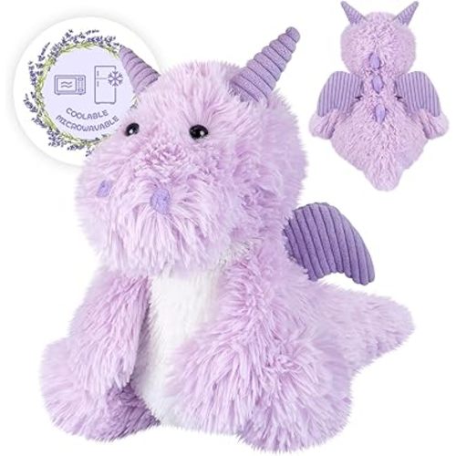Heatable & Coolable Dragon Plush, Microwavable Heating Pad Stuffed Animal for Soothing & Relaxation, Dragon Gifts for Kids, Cute Plush Toys​
