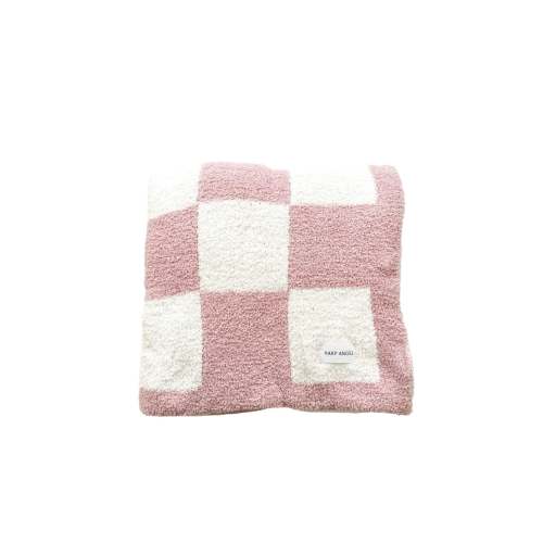 Checker Blanket - Pink/White