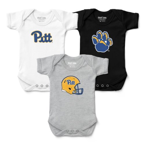 Pitt Panthers Chad & Jake Newborn & Infant 3-Pack Bodysuit Set