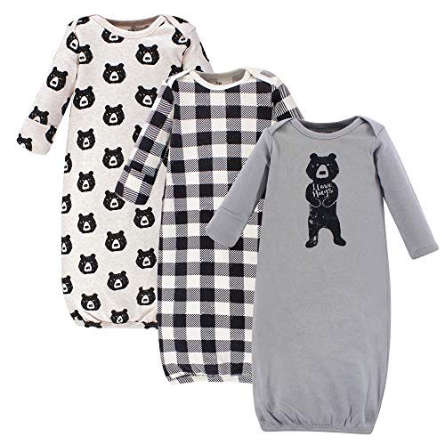 Yoga Sprout Cotton Gowns, 3 Pack