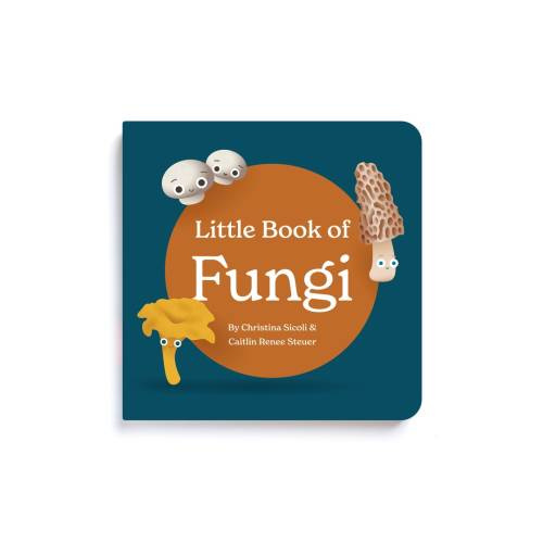 Little Book of Fungi Board Book Exploring Mushrooms Facts and Clever Rhymes Baby 0-12 Months Toddler Ages 1-4