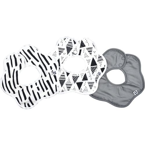 Tiny Twinkle Roundabout Drool Bibs Multi-Pack - 360 Rotating Waterproof and Absorbent Teething Baby Bibs…