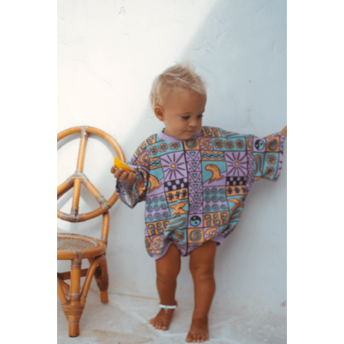 Surfs up retro waffle baggy jumpsuit - Brighter dayz