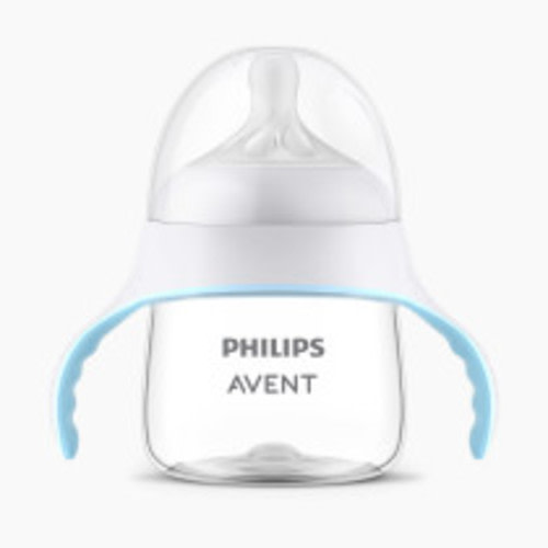 Philips Avent Natural Trainer Sippy Cup with Fast Flow Nipple and Soft Spout - Clear, 5 Oz