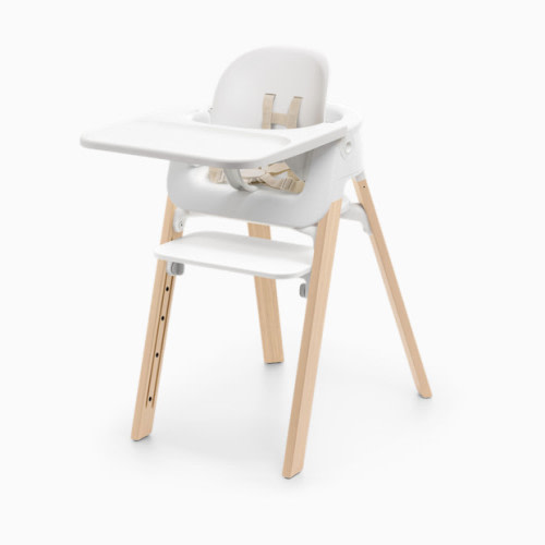 Steps Highchair - White/Natural