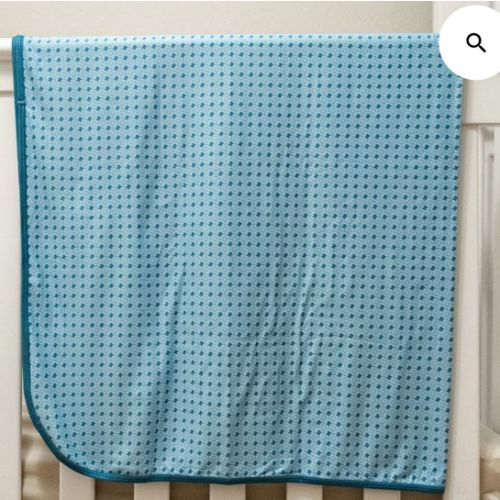 Baby Swaddle - Texas - Light Blue – BURLEBO
