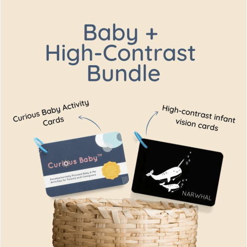 Curious Baby™ Activity Cards - Baby + High-Contract Bundle