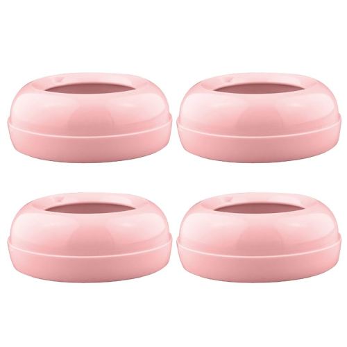 Maymom Replacement Baby Bottle Nipple Rings for Philips Avent Bottle, Compatible Screw Ring Collar for Avent Natural Plastic and Glass Bottles; Not for AntiColi Nipple, BPA-Free, Secure Latch, 4-Pack