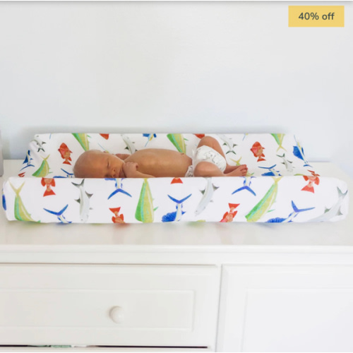 Fish Changing Pad Cover – Florida Kid Co.