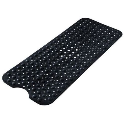Lux Decor Collection Extra Long Grey Non Slip Bath Tub & Shower Mats For Bathroom