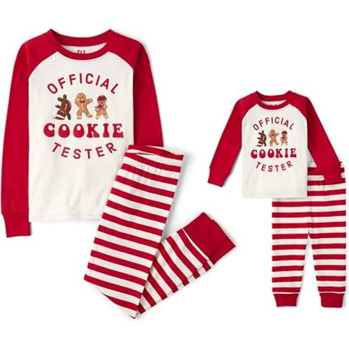 The Children's Place Baby And Kids, Sibling Matching, Christmas Pajama Sets, Cotton