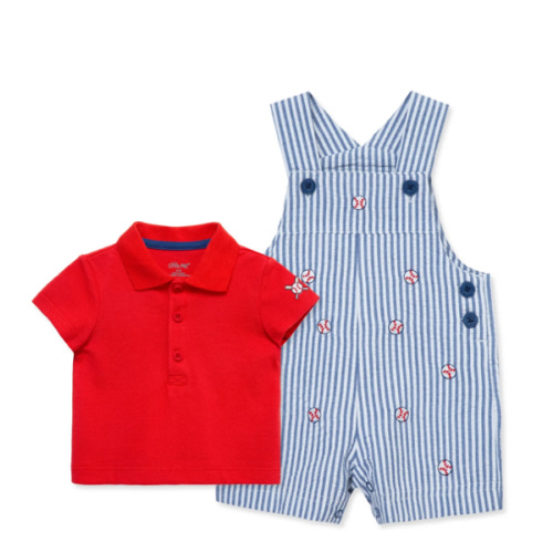 Baseball Woven Shortall Set (12M-24M)