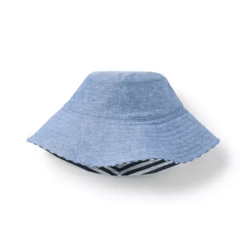 Light Blue Reversible Bucket Hat