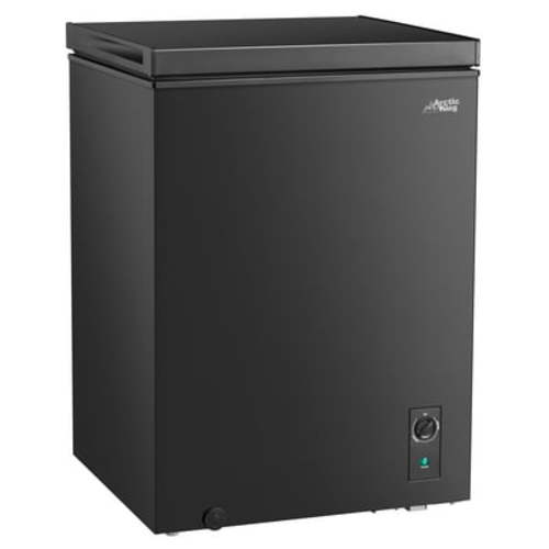 Arctic King 5.1 Cu ft Chest Freezer, Convertible, Black