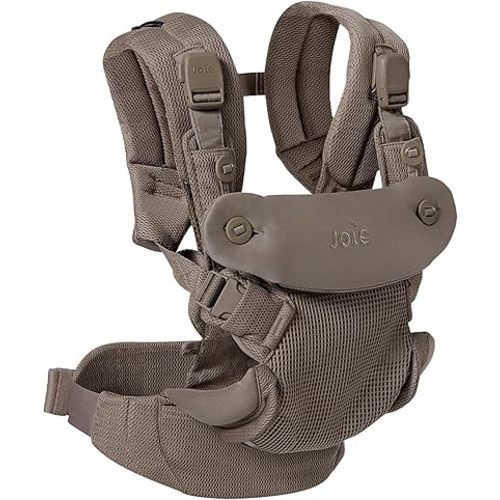 Savvy Air 4-in-1 Mesh Baby Carrier – Breathable, Ergonomic Baby Carrier with 4 Carry Positions, Cooling Mesh Fabric, Padded Straps, and Lumbar Support (Bisque)