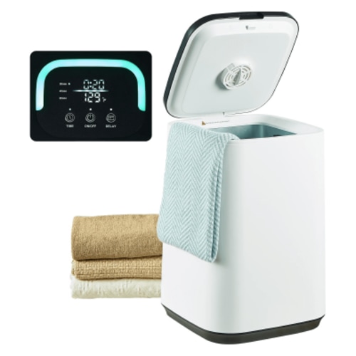 Towel Warmer 20L, Towel Warmer Bucket with 24h Delay Timer, 20/40/60 Min Auto Shut Off, Child Lock, LED Screen & U-shaped Light, Large Towel Warmer for Bathroom, Spa, Bathrobe, Blanket & Pajama