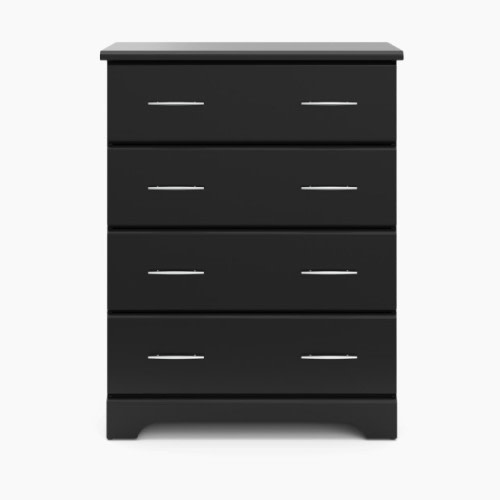 Storkcraft Brookside 4 Drawer Chest - Black