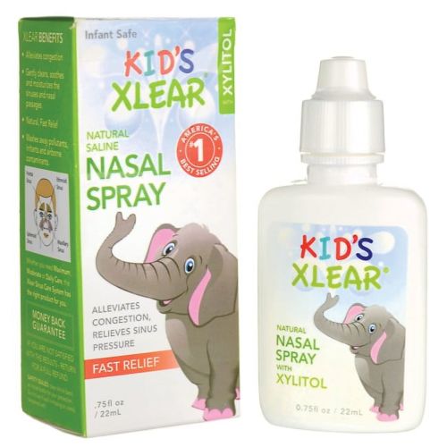 Xlear Kid's Natural Saline Nasal Spray with Xylitol 0.75 fl oz Spray