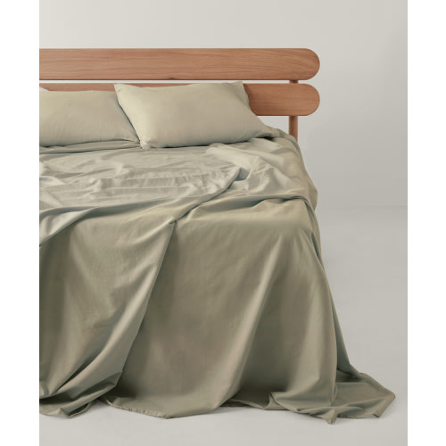 Home Organic Room Service Sateen Sheet Set made with Organic Cotton | Pact