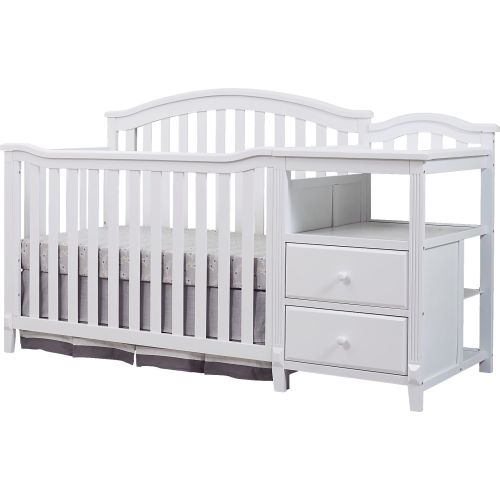 Ronja White Colors,White Crib With Changer