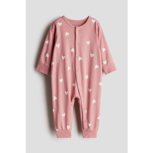 Patterned Pajama Jumpsuit