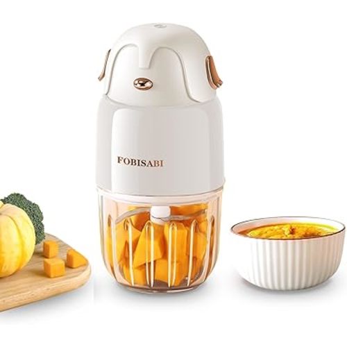 Baby Food Maker - Baby Food Processor Baby Food Blender for Baby Food, Fruit, Vegatable, Meat, Baby Food Puree Maker Make Fresh and Nutritious Meals for Your Little One (White)