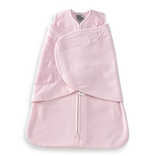 HALO® SleepSack® Newborn Multi-Way Micro-Fleece Swaddle in - Pink