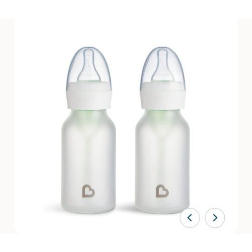 Bond™ Silicone Glass Bottle 4oz or 8oz, 2pk | Munchkin
