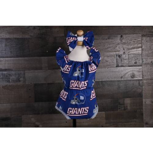 Baby Girl Rompers. NY Giants Baby Romper. NY Giants Romper. Baby Rompers. Girl Rompers. 100% Cotton. NY Giants
