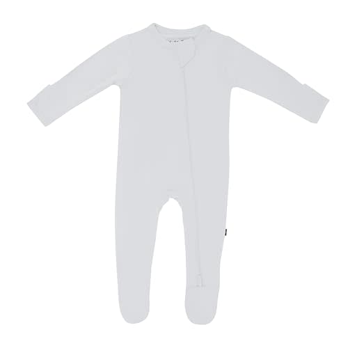 KYTE BABY Unisex Zipper Closure Footies, Rayon Made From Bamboo, 0-24 Months
