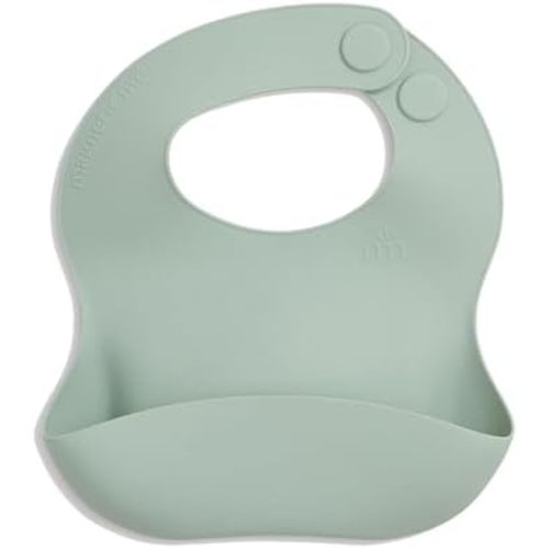 Magnetic Me Food Grade Silicone Magnetic Feeding Bib | BPA-Free, Stain Resistant and Dishwasher Safe