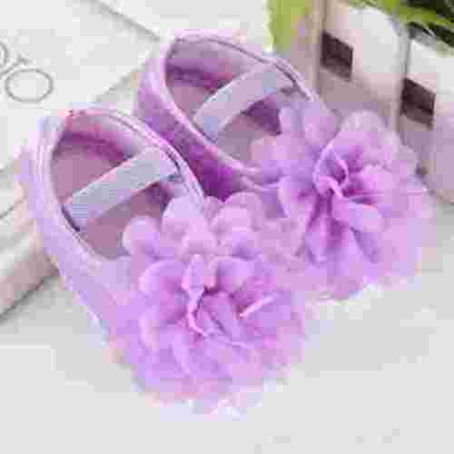 SDJMa Baby Shoes,Newborn Infant Boy Girl Soft Non-Slip Chiffon Flower Elastic Band Walking Shoes