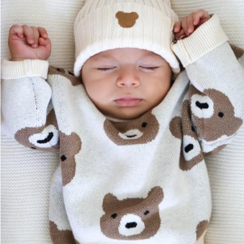 Little Bear Jacquard Sweater