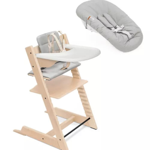 Tripp Trapp® High Chair², Newborn & Baby set with Cushion & Tray