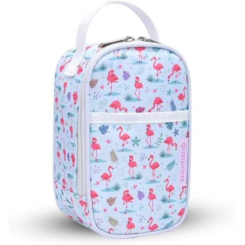 Yelocota Small Cooler Bag- Snack Bag- Insulated Lunch Bag for Kids- Lunch Thermal Bags- Exact Designed for Insulated Food Jar below 27oz-Lunch Tote Bag for Child,Men,Women