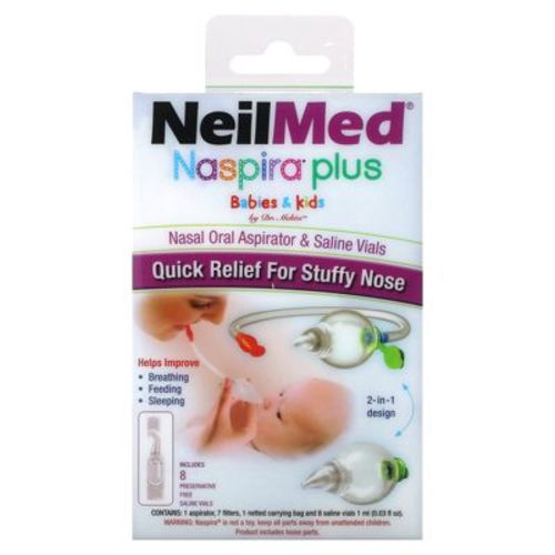 Neilmed Naspira Plus Nasal Oral Aspirator, 1 Count