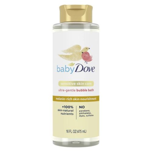 Baby Dove Melanin Rich Skin Nourishment Bubble Wash - 16oz