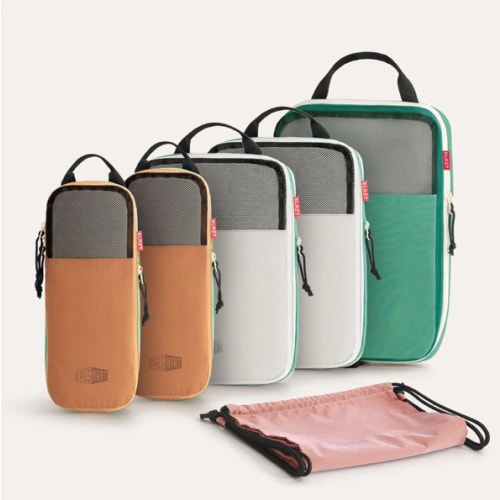 Blast 6PCS Compression Travel Packing Cubes Multi Color