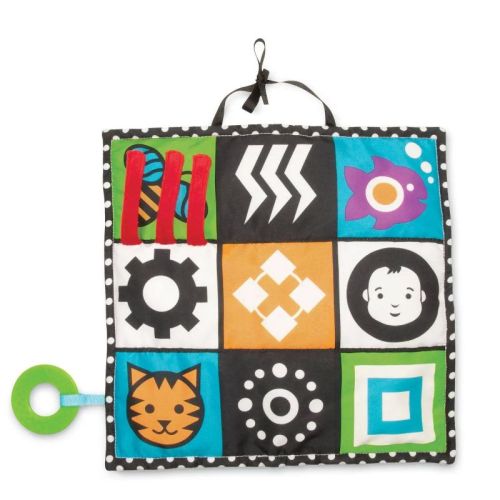 Manhattan Toy Wimmer-ferguson Double Sided 3-in-1 Triangle Play And Pat Activity Mat