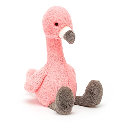 Jellycat Bashful Flamingo Stuffed Animal, Medium 12 inches | Bird Plush Toy | Classic Children's Gift